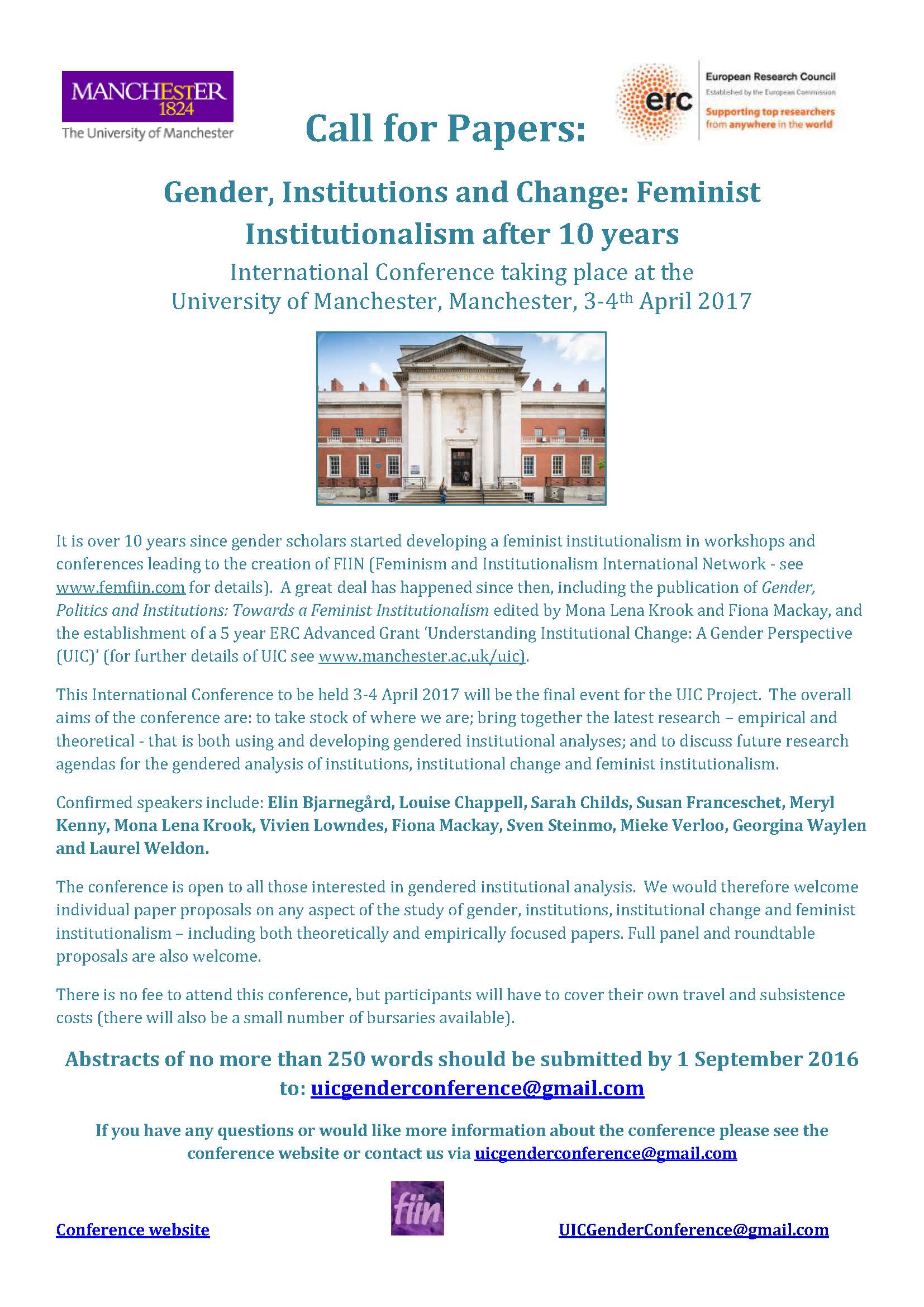 Call for Papers