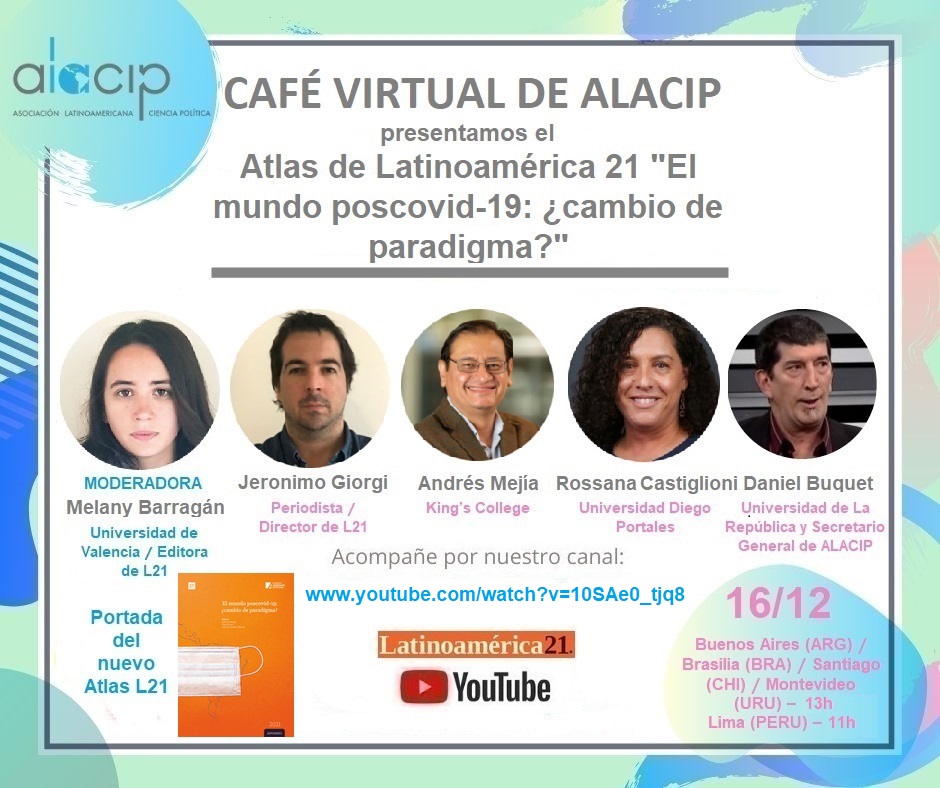 Café Virtual ALACIP: presentamos el “Atlas de Latinoamérica 21” – 16 de Diciembre 2021
