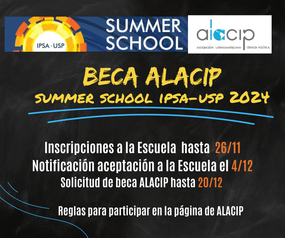 Beca ALACIP para IPSA-USP Summer School 2024