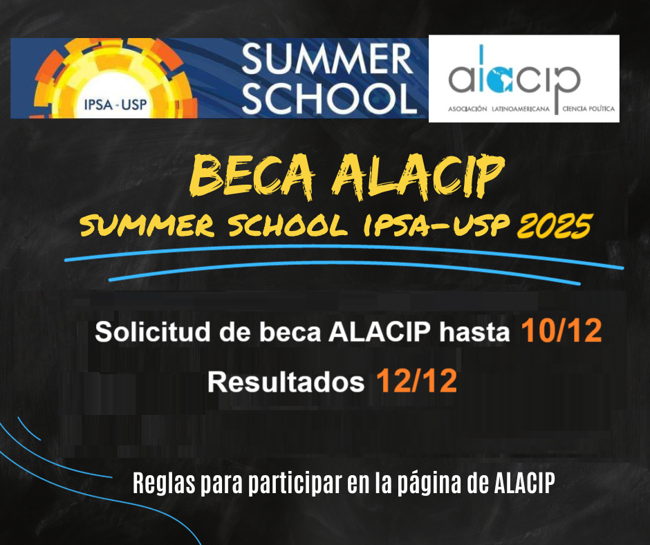 Beca ALACIP para IPSA-USP Summer School 2025