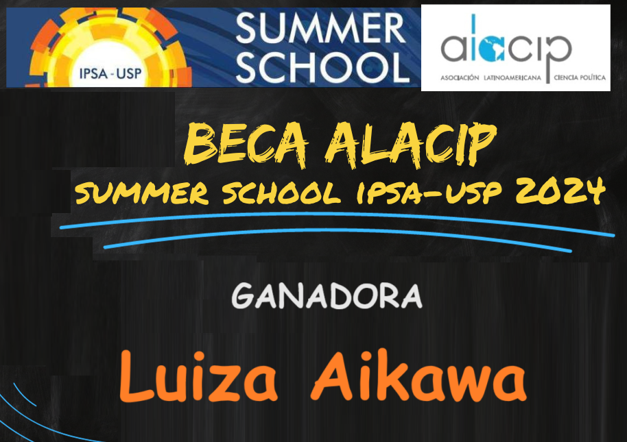 Anuncio del Ganador de la Beca ALACIP para IPSA-USP Summer School 2025